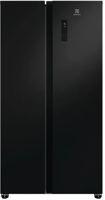 Side by side Electrolux EAT6ME53K0, 530 l, class E, 1.77 m, Black