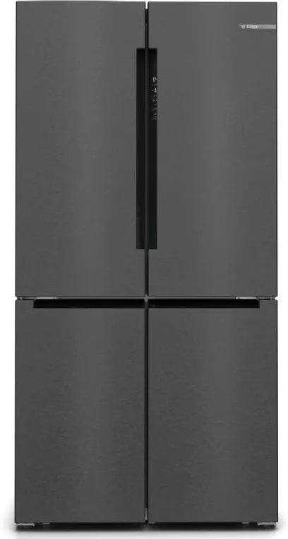 Side by side Bosch KFN96AXEA, Multidoor, 605 l, No Frost, Clasa E, Home Connect, Iluminare LED, VitaFresh, H 183 cm, Inox negru antiamprenta