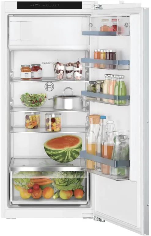 Frigider cu o usa incorporabil Bosch KIL42VFE0, 187 l, EcoAirflow, Iluminare LED, FreshSense, Clasa E, H 122 cm