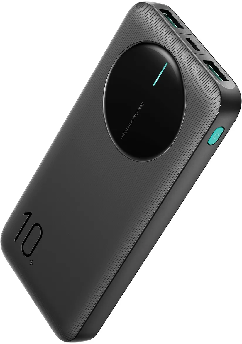 Powerbank Joyroom JR-PBF12 10000mAh 2.4A 2x USB-A 1x USB-C - black