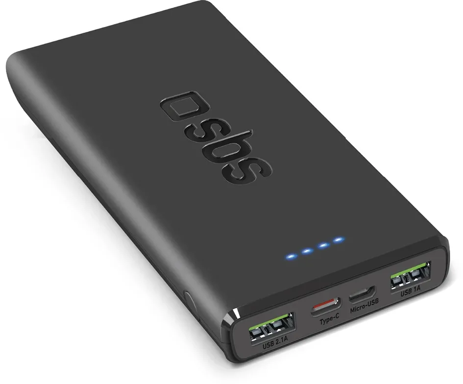 Powerbank SBS TTBB10000FASTPD20K 10000 mAh 20W with Power Delivery - black