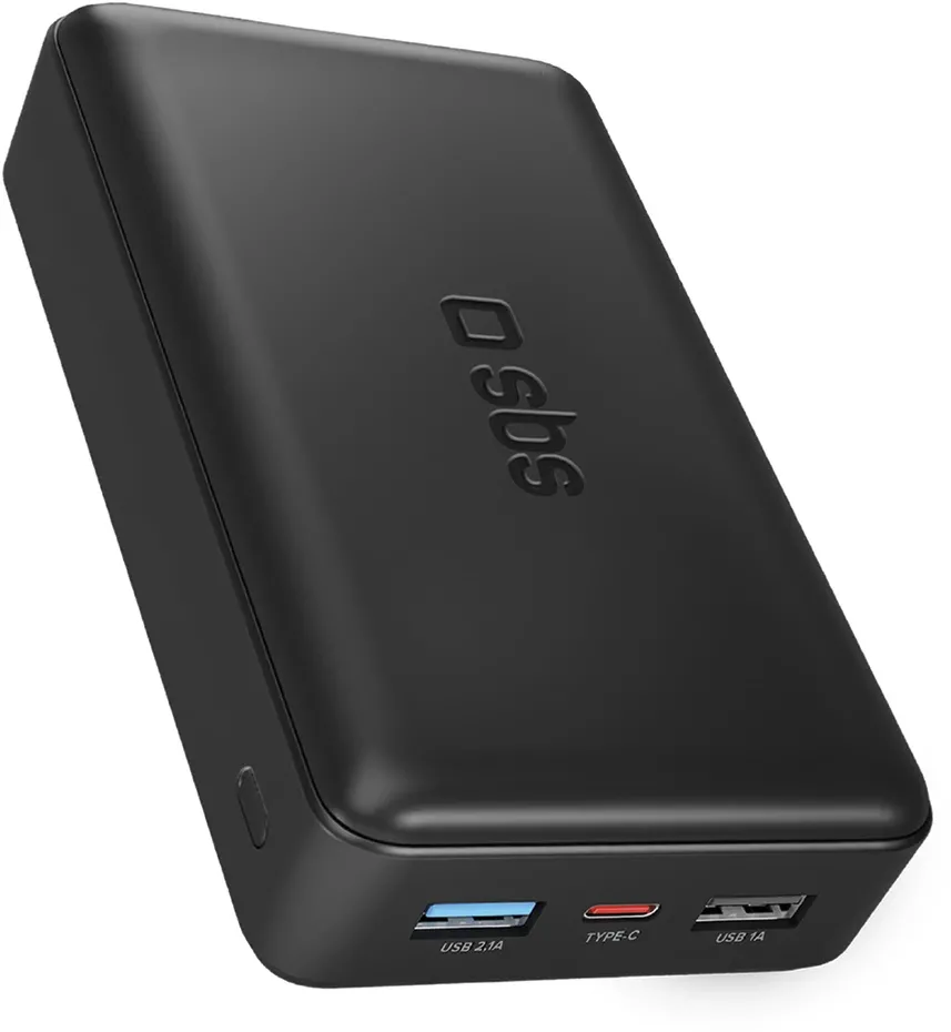 Powerbank Puro Fast 20000 mAh 2x USB-A + 1x USB-C - black