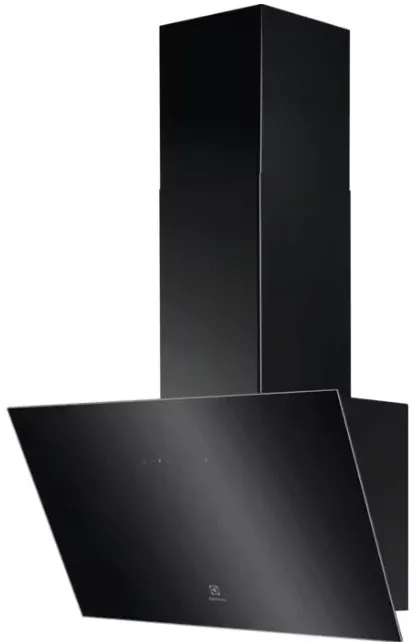 Hota incorporabila decorativa Electrolux LFV216K, Seria 300, Putere de absorbtie 415 mc/h, Control electronic, 60 cm, Negru