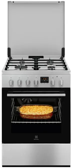 Aragaz mixt ELECTROLUX LKK660225X 4 arzatoare gaz cuptor electric multifunctional