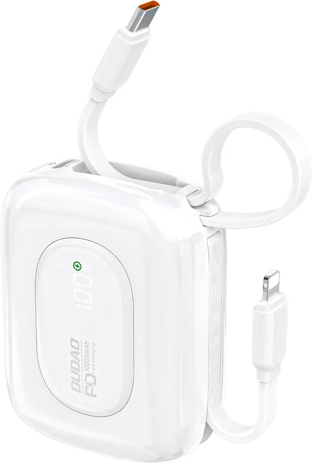 Baterie externa Dudao K32 10000 mAh alb