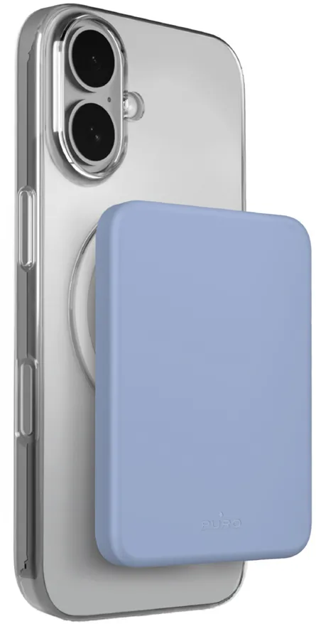 Puro 4200mAh Ultra-Thin MagSafe USB-C Compatible Power Bank - Blue