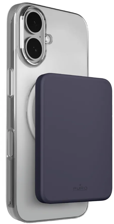 Baterie externa Puro ultra-subtire 4200 mAh MagSafe USB-C gri