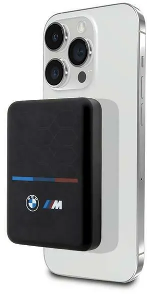 BMW M Collection MagSafe 15W 3000mAh Inductive Power Bank - Black