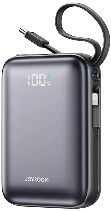Joyroom JR-PBF29 20000mAh 22.5W Powerbank with Double Cable - Black