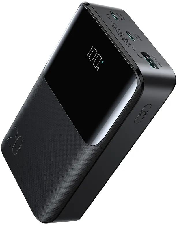 Joyroom JR-QP192 Star Series Mini 20000mAh 22.5W Powerbank with Digital Display - Black