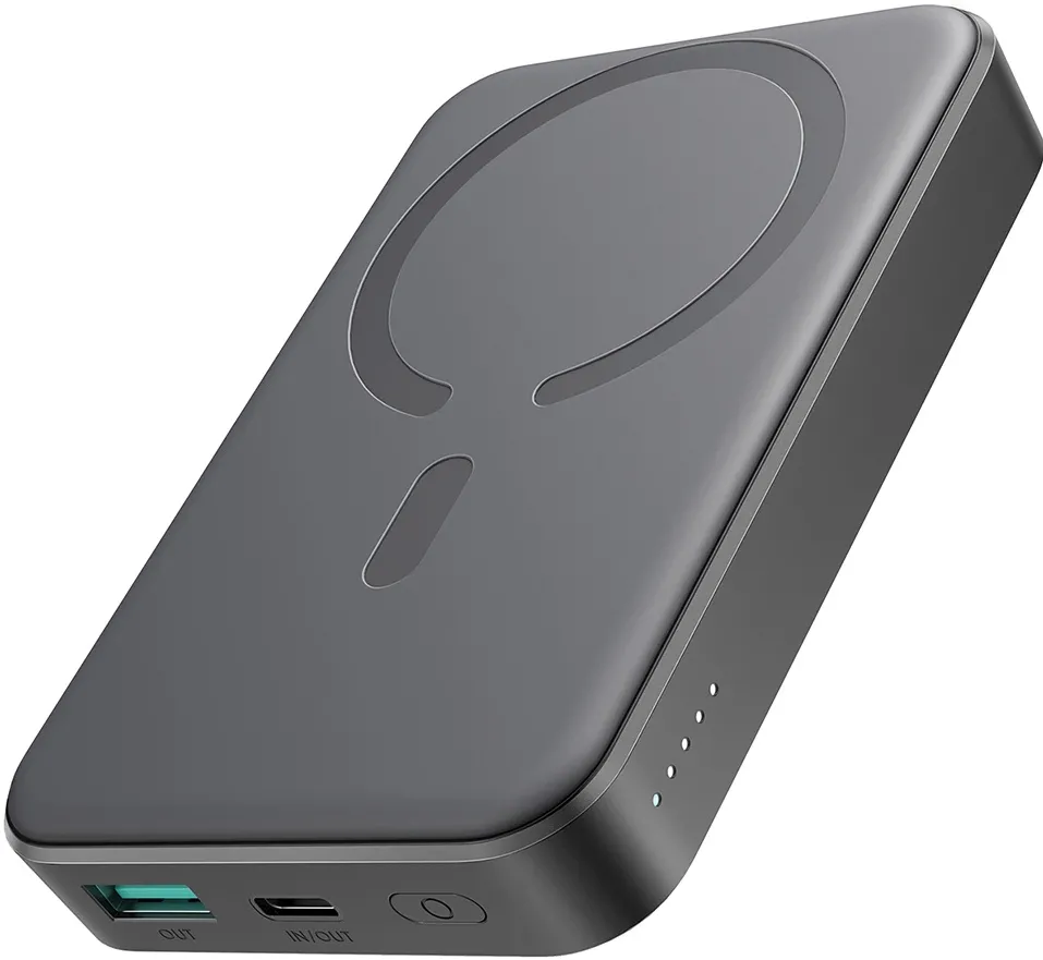 Joyroom JR-W020 20W 10000mAh MagSafe Power Bank + USB-C - USB-C 0.25m Cable - Black