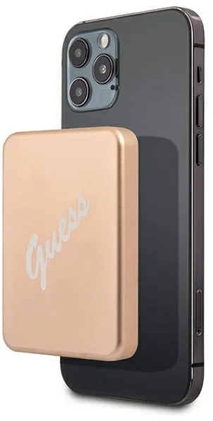Guess Inductive Power Bank 5W GUPBMSVSLG 3000mAh gold/gold MagSafe