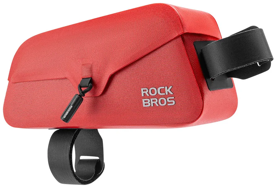 Rockbros 30120122004 Waterproof Bicycle Frame Bag with Magnetic Closure 0.9L - Red
