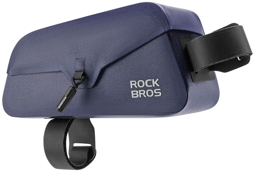 Geanta cadru bicicleta RockBros 30120122006 impermeabila cu inchidere magnetica 0.9 l albastru