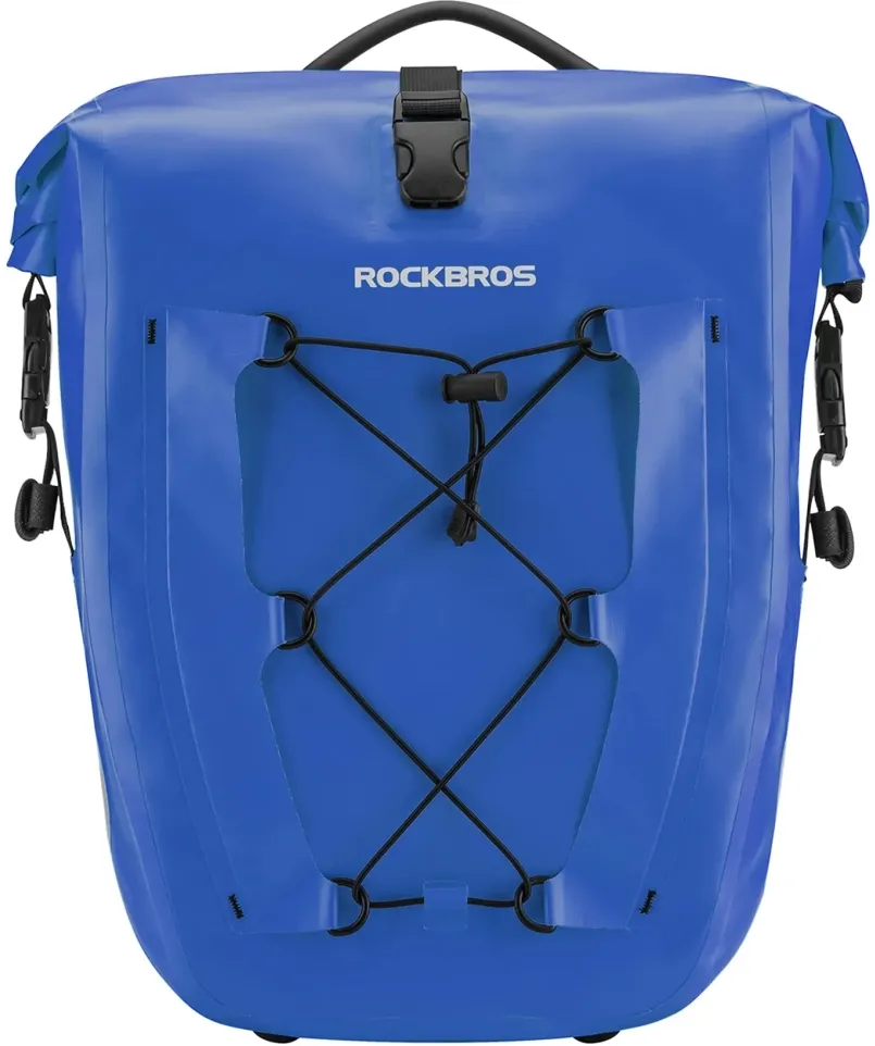 Geanta portbagaj bicicleta impermeabila RockBros 30140022004 25-32 l albastru