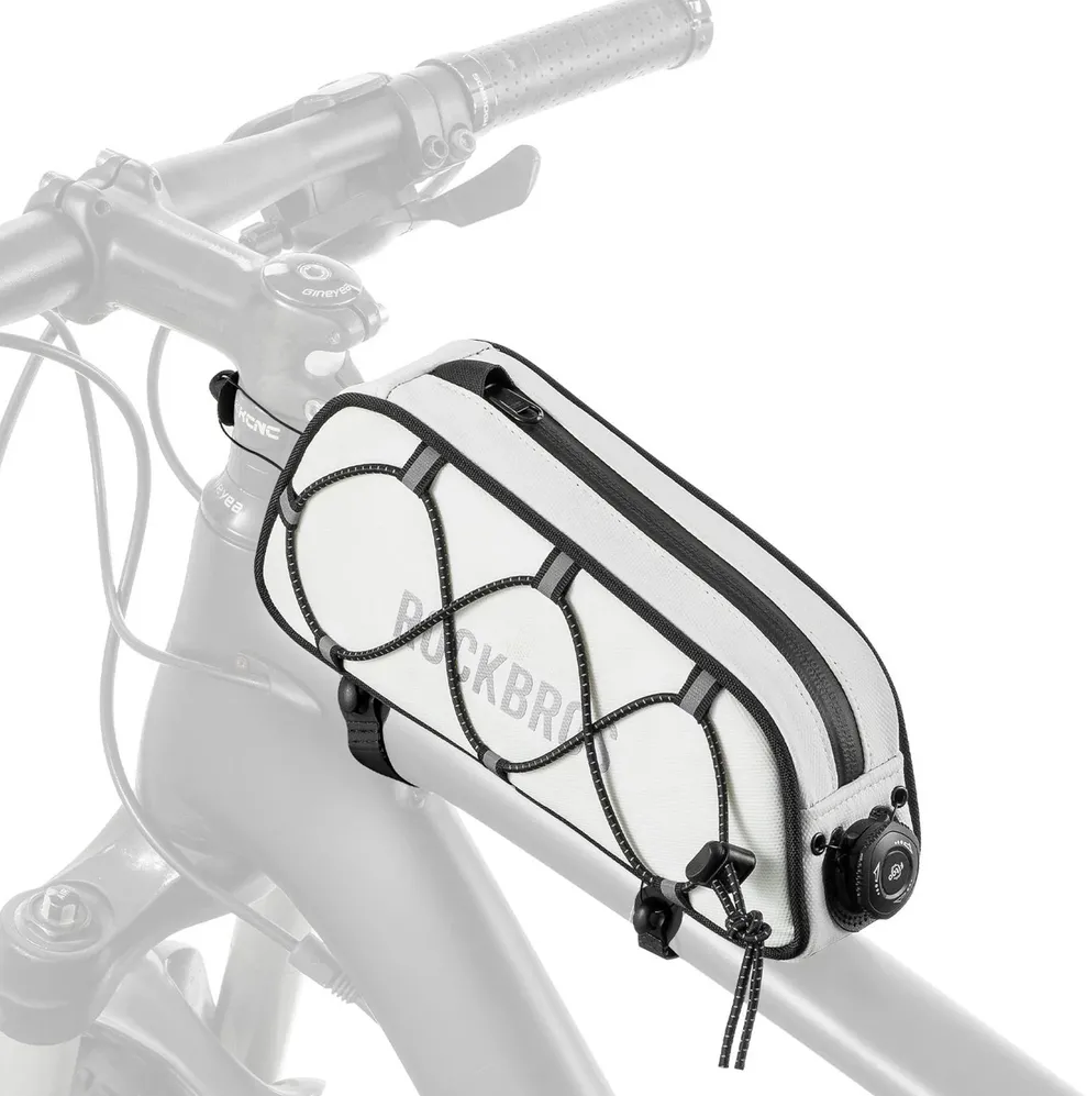 Rockbros TL004 ROAD TO SKY 0.7L Waterproof Frame Bike Bag - White