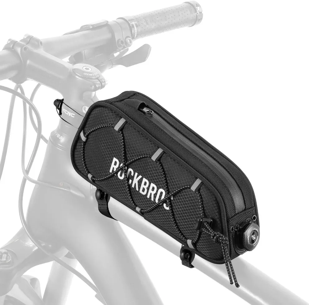 Rockbros TL004 ROAD TO SKY 0.7L Waterproof Frame Bike Bag - Black