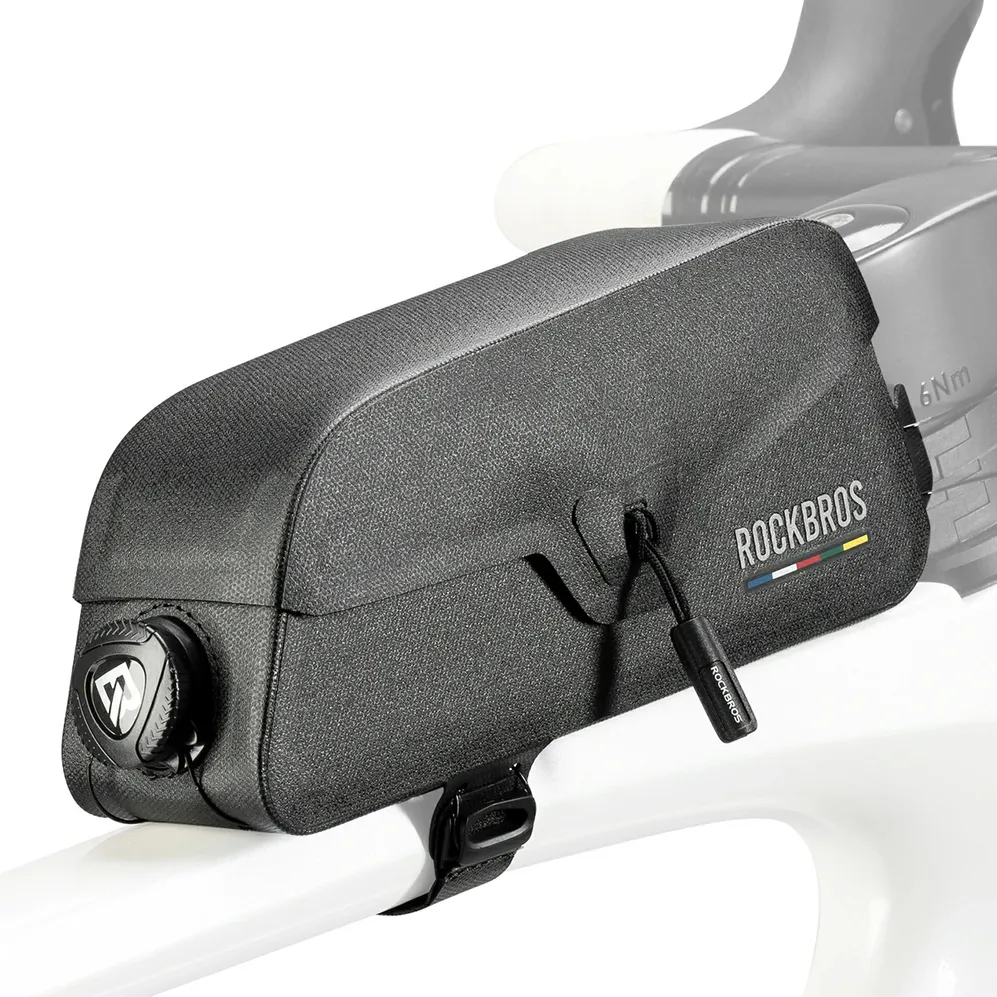 Geanta cadru bicicleta RockBros AS-134 ROAD TO SKY impermeabila 0.9 l negru
