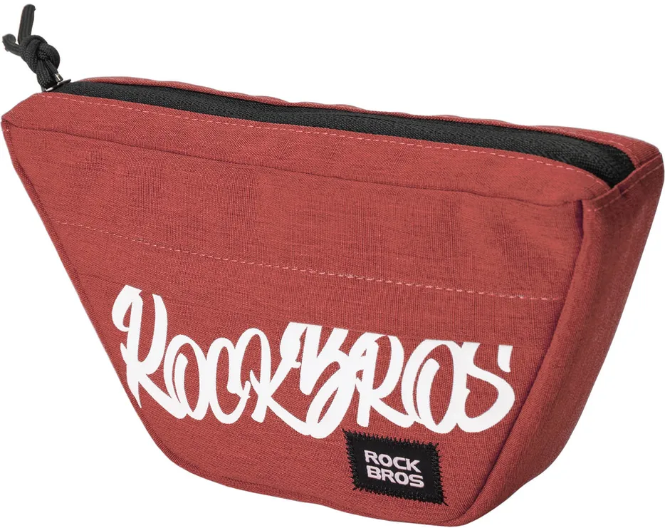 Rockbros G011 Flash Journey trapezoidal handlebar bike bag 0.7 l - red