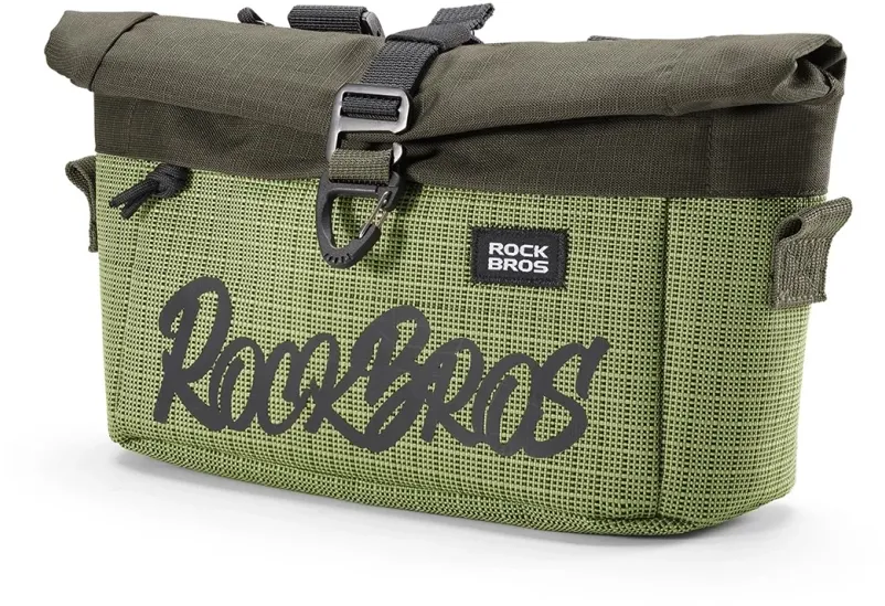 Rockbros W020 Dual-Purpose Front Bag, Bike/Shoulder - Green
