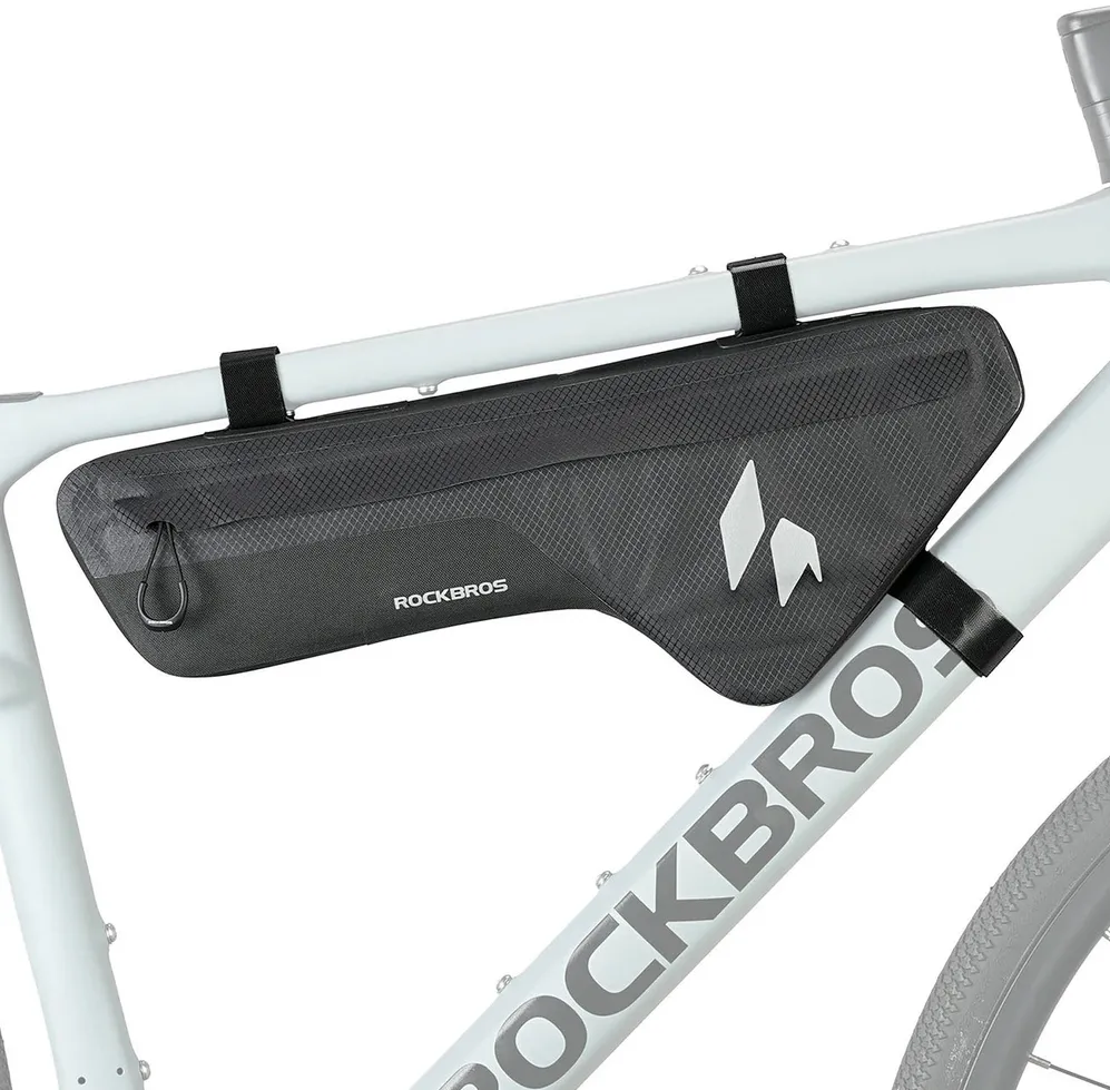 Rockbros AS-152 Down Tube Bike Bag Waterproof 1.9L - Black
