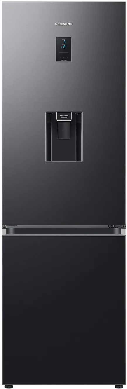 Combina frigorifica Samsung RB34C652EB1/EF, 341 l, Total No Frost, All-Around Cooling, Compresor Digital Inverter, Dozator apa, WiFi, Clasa E, H 185 cm, Dark Inox