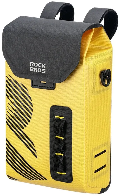 Rockbros AS-160 Waterproof Handlebar Bicycle Bag 1.3L - Yellow