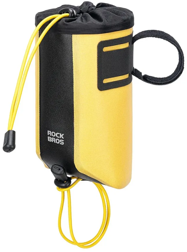 Rockbros AS-162 Waterproof Handlebar Bottle Bag - Yellow