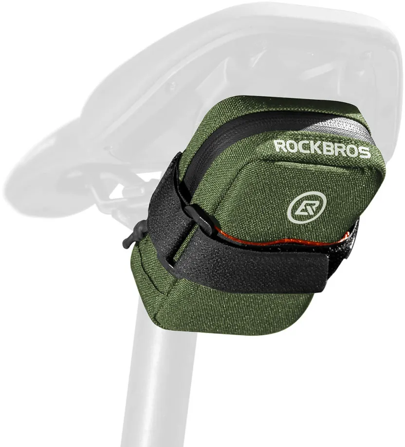 Geanta sa bicicleta RockBros F006 0.35 l verde