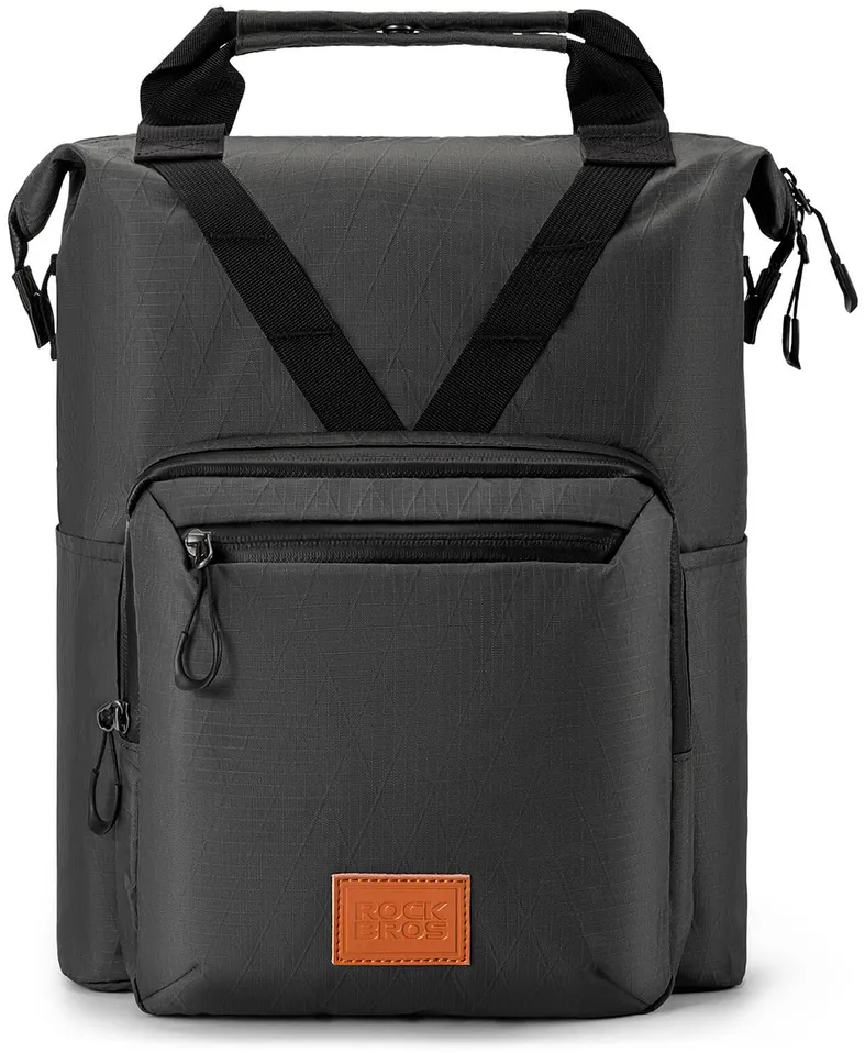 Rucsac pentru bicicleta pliabila Brompton RockBros H43 gri