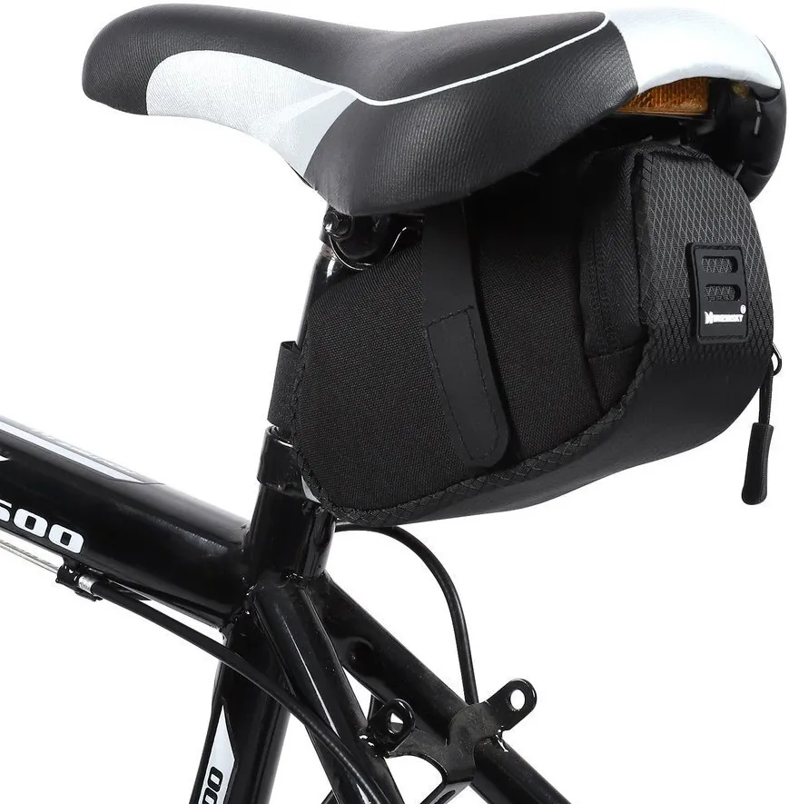 Wozinsky small bicycle saddle bag 0.6 l black (WBB8BK black)