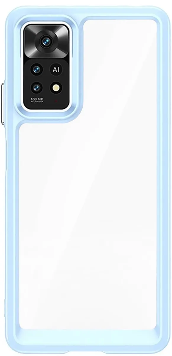 Outer Space Case silicone case for Xiaomi Poco M4 Pro 5G - blue