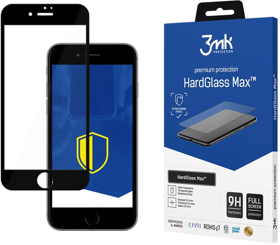 3mk HardGlass Max tempered glass for iPhone 7 Plus