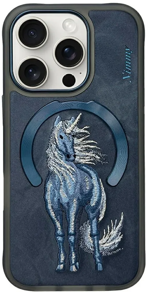Nimmy Magnetic Fantasy Animal MagSafe Case for iPhone 16 Pro - Blue