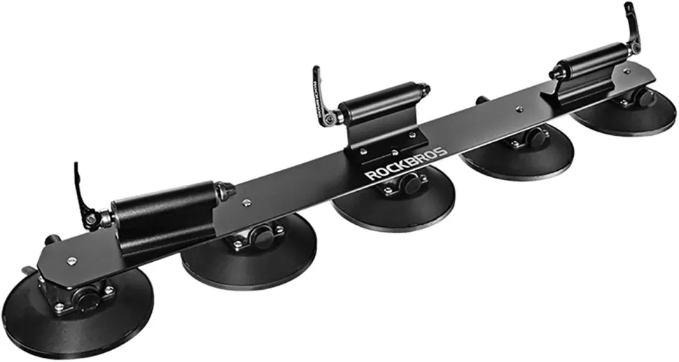 Suport plafon cu ventuze RockBros XP1003 pentru 3 biciclete negru