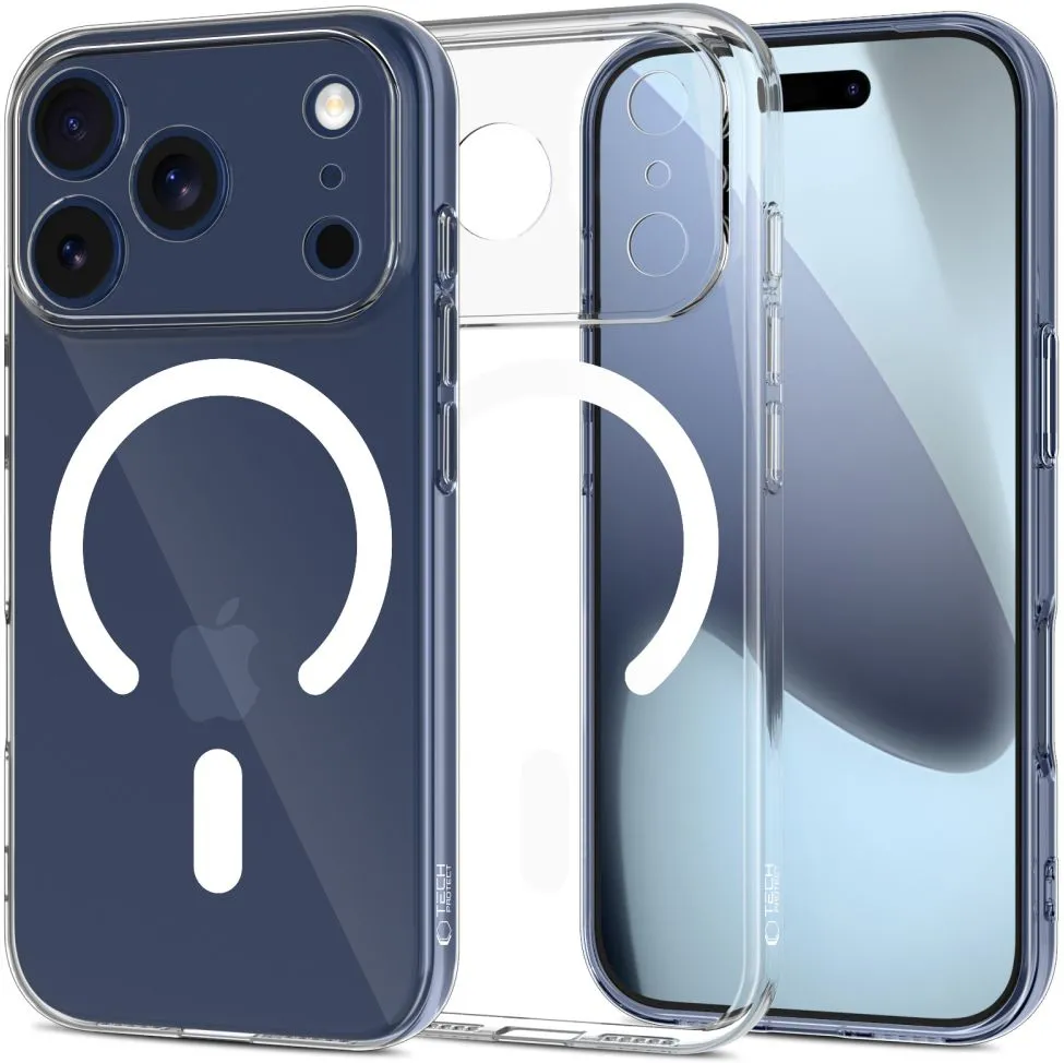 Tech-Protect FlexAir MagSafe Case for iPhone 17 Pro - Clear