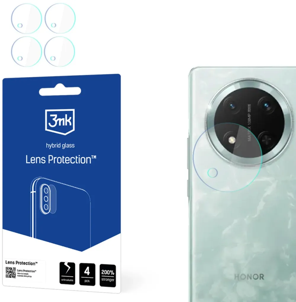 Hybrid Glass for Camera Lens 3mk Lens Protection for Honor Magic7 Lite
