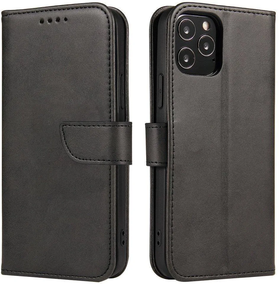 Magnet Case elegant case cover cover with a flap and stand function for Samsung Galaxy M53 5G black