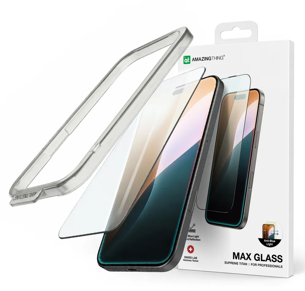 AmazingThing Titan Max FusionFilter 7 Tempered Glass for iPhone 17 Air