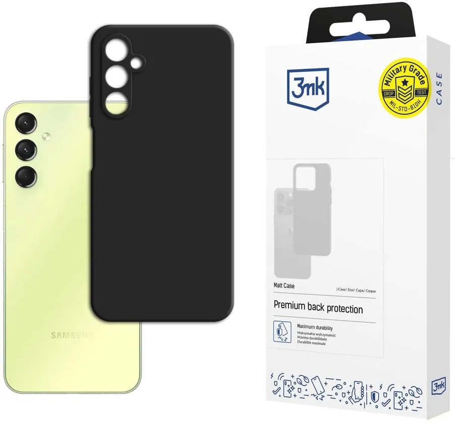 Samsung Galaxy A25 5G - 3mk Matt Case black