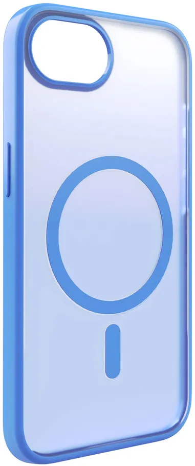 Puro Gradient MagSafe Silicone Case for iPhone 16e/17e - Blue