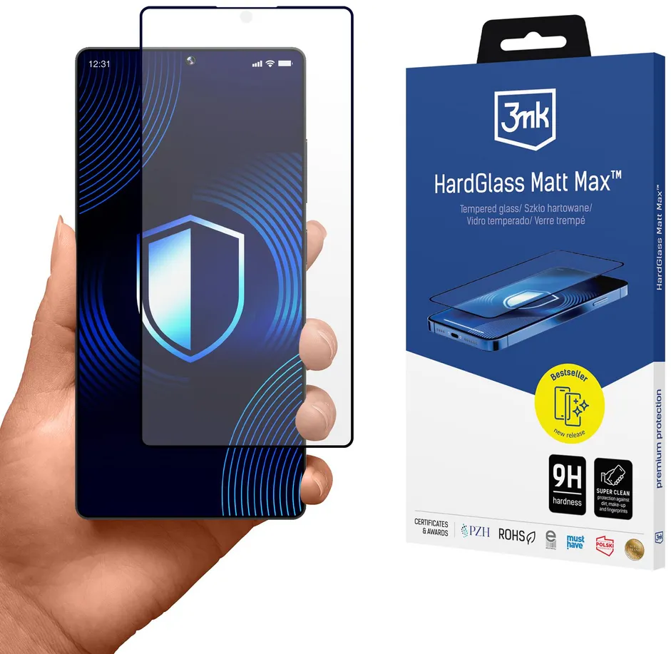 3mk HardGlass Matt Max Tempered Glass for Samsung Galaxy S25 Ultra