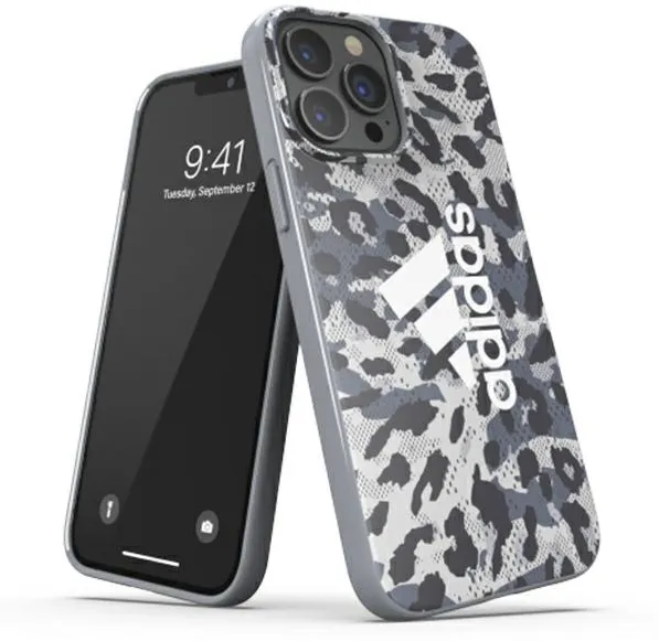 Adidas OR SnapCase Leopard Case for iPhone 13 Pro / iPhone 13 - Gray