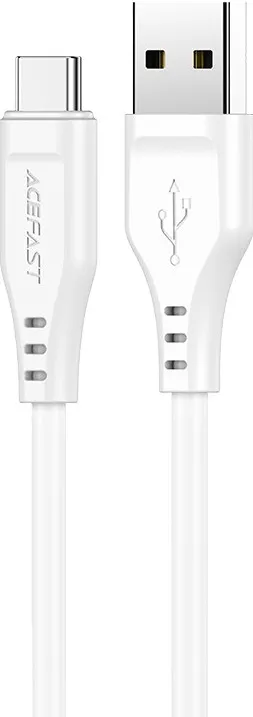 Acefast USB cable - USB Type C 1.2m, 3A white (C3-04 white)