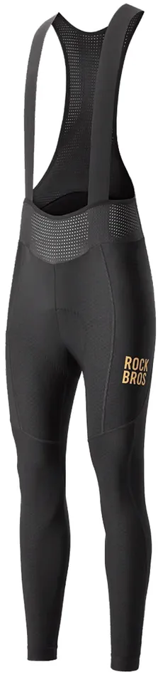 Rockbros YDCK012-1 Long Fleece Bib Tights with Pad Size XL - Black