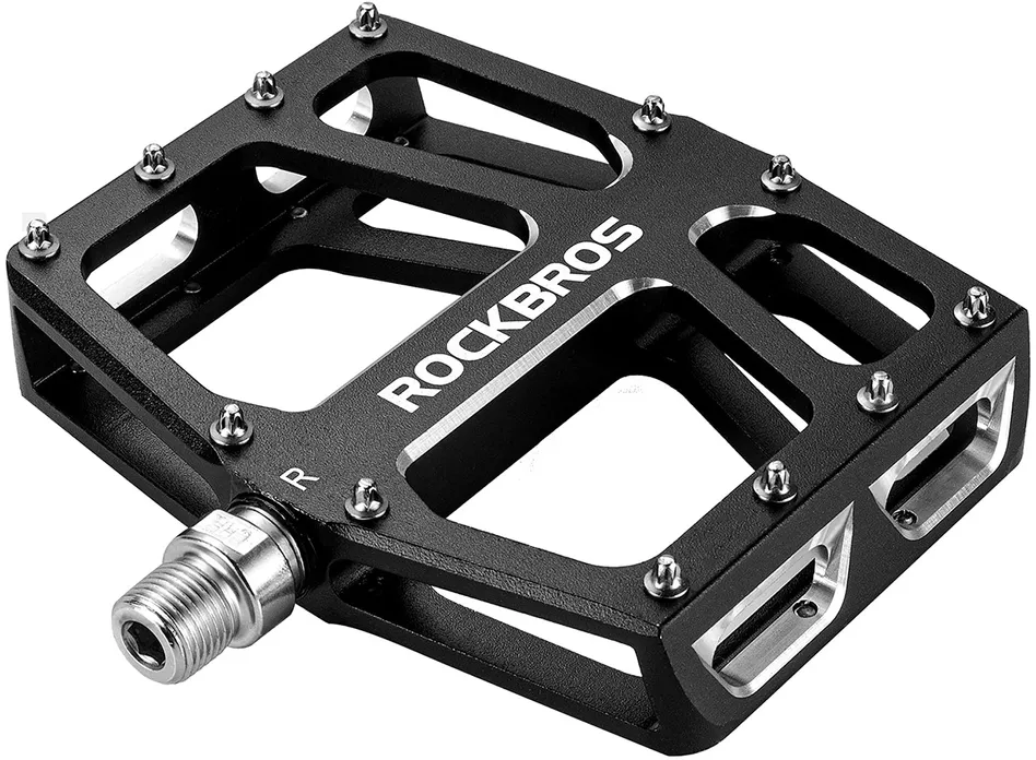 Rockbros K399-BK Wide Platform Bicycle Pedals - Black