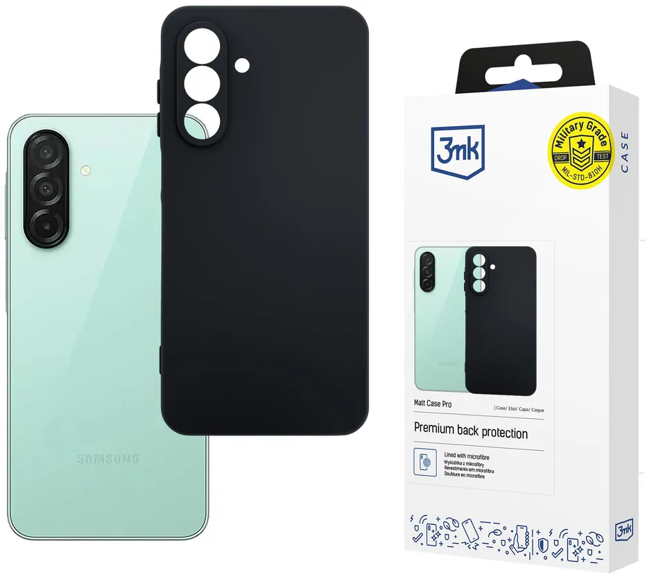 3mk Matt Case Pro for Samsung Galaxy A27 5G - Matte Black