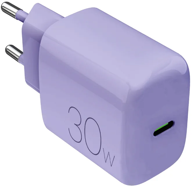 Incarcator priza Puro Pro Lite 30W USB-C violet