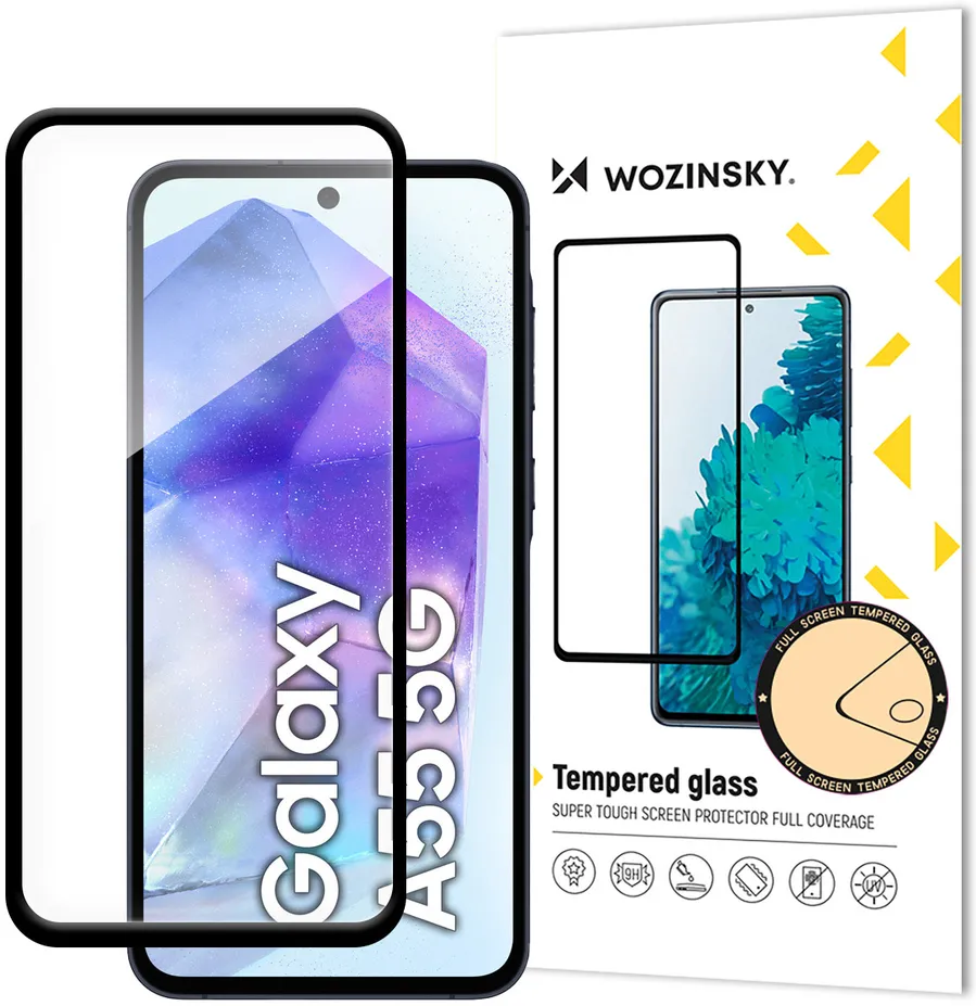 Wozinsky Super Durable Full Glue Tempered Glass for Samsung Galaxy S25/S24 Full Screen