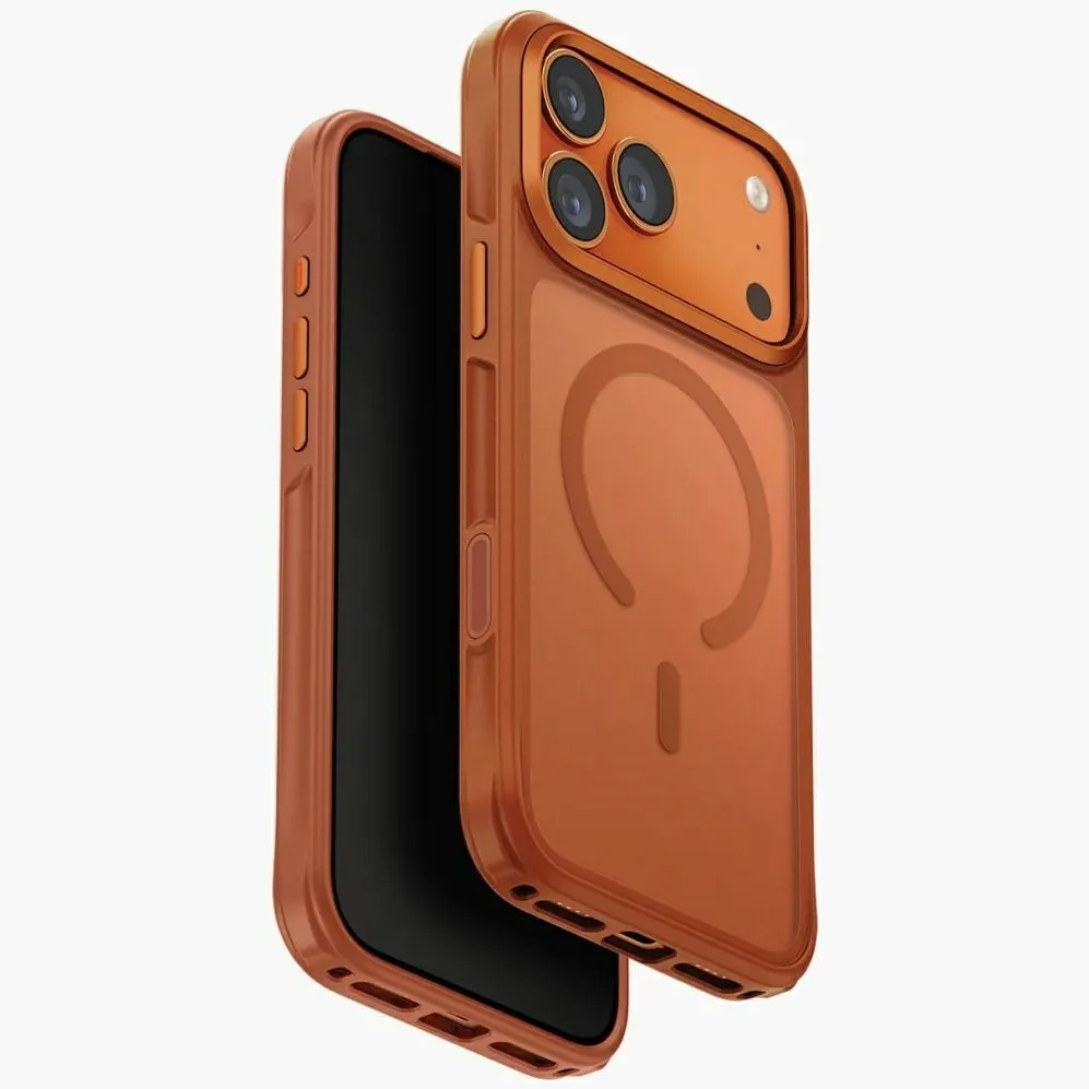 Uniq Veren iPhone 17 Pro Max Magclick Charging Case - Orange